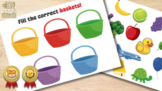 Colored Baskets