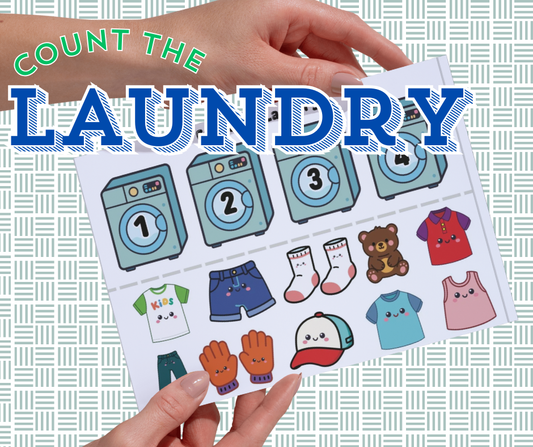 Count the Laundry - Colored
